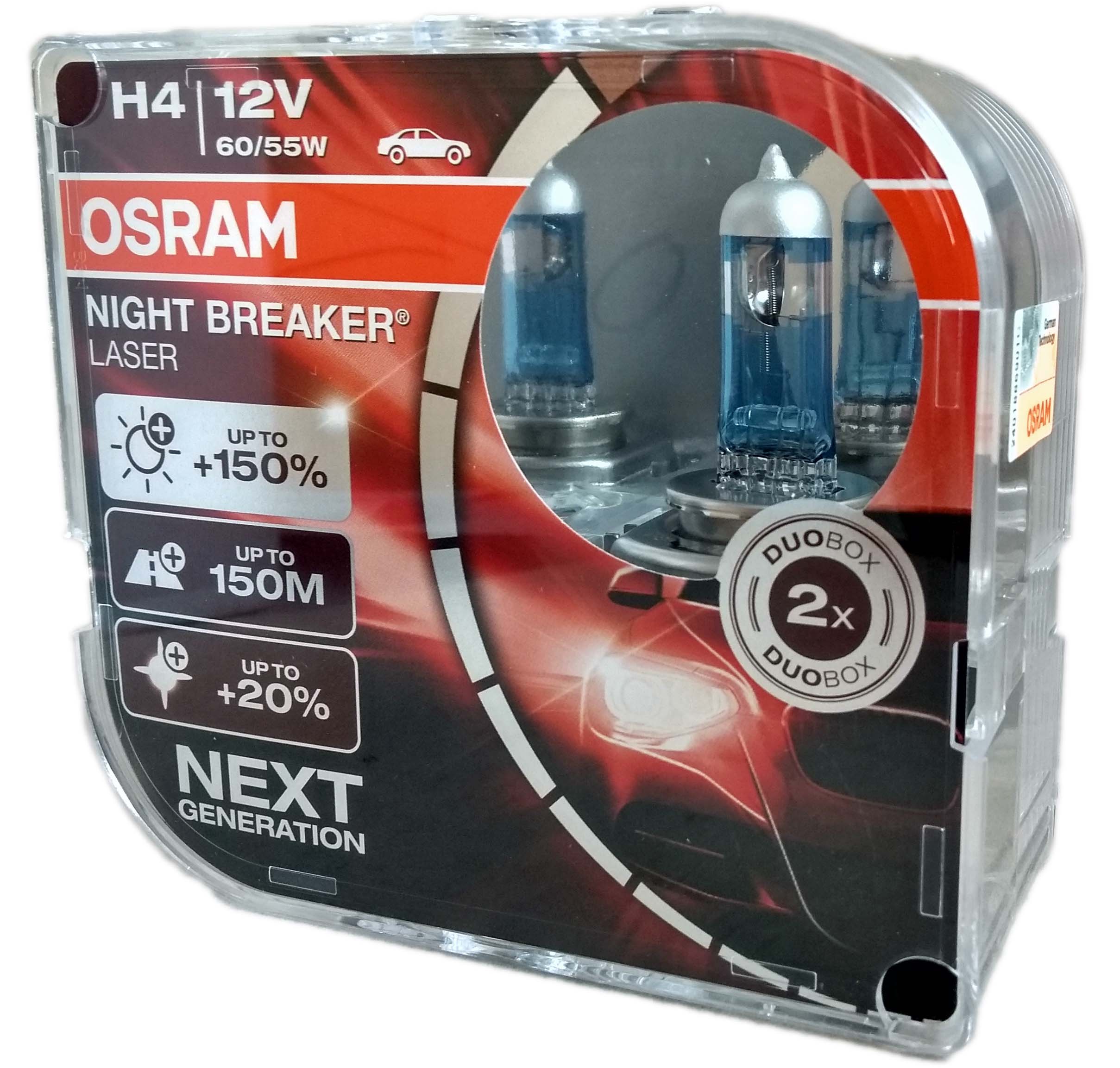 H4 Osram Nightbreaker Laser 150 Next Generation 2er Box 64193NL-HCB | eBay